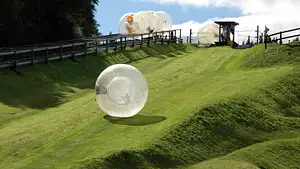 Zorb Rotorua - Straight Track